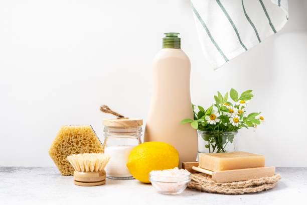 flacons et produits d'accueil à l'hôtel